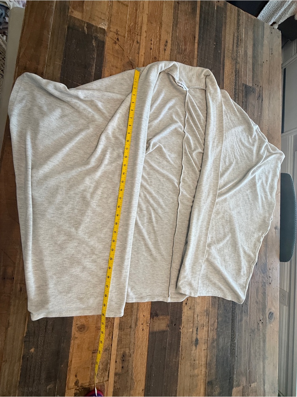 cupcakes & cashmere Light Gray Open-Front Cardigan